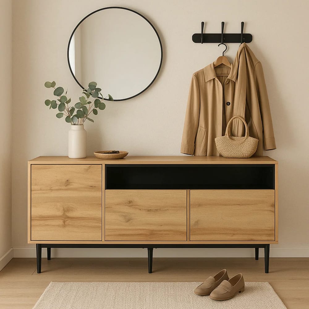 Moderne Eingangsmöbel in Naturholz, Beige - Maisons Du Monde