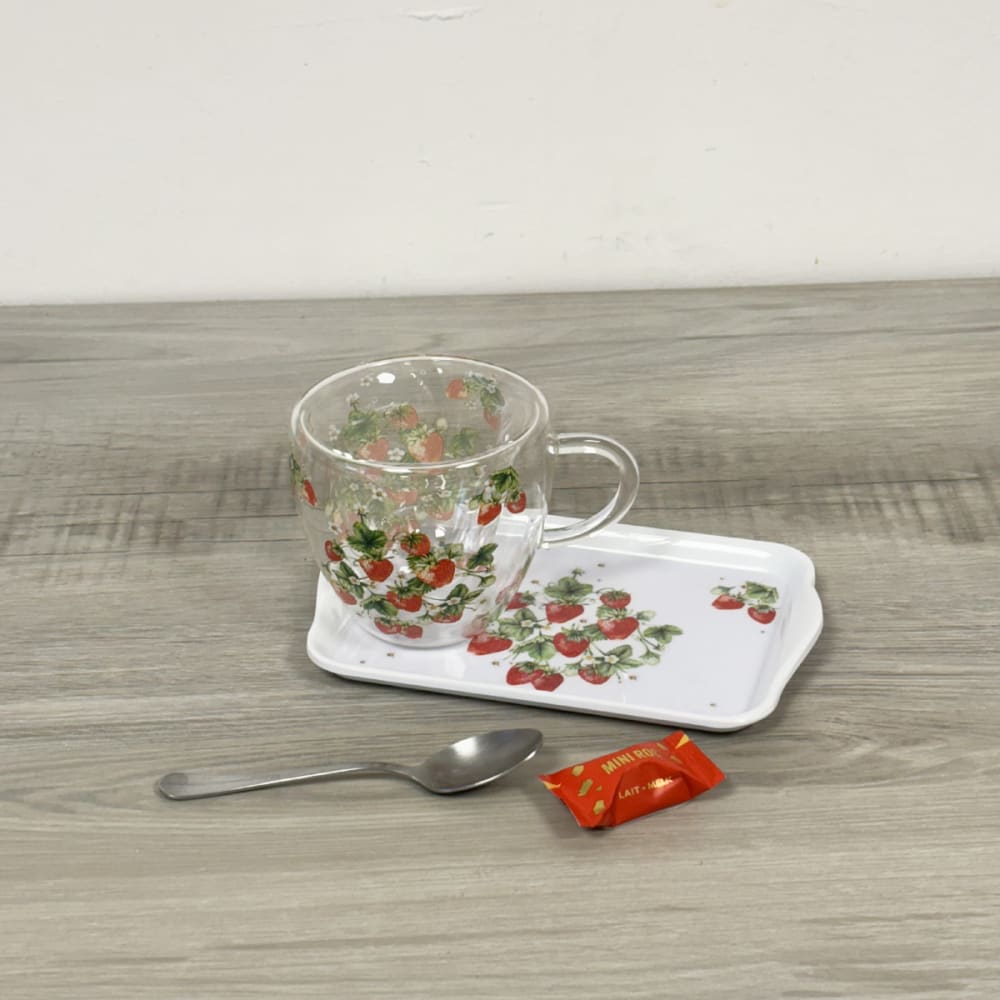 Mini plateau rectangulaire délicieuses fraises - Maisons du Monde