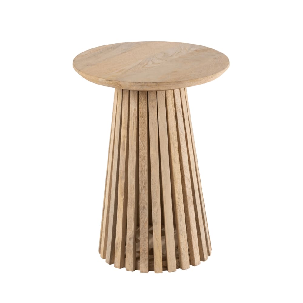 Table basse en bois de manguier naturel naturel 40 x 40