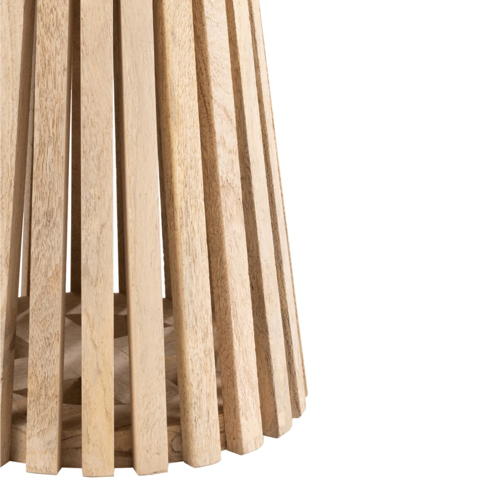 Table basse en bois de manguier naturel naturel 40 x 40