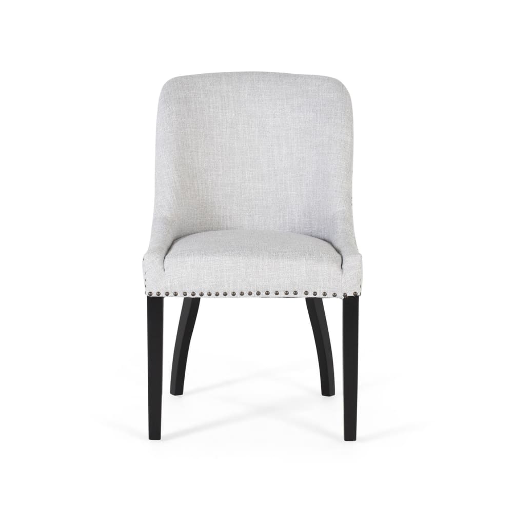 2er - Set  Stühle aus grauem Stoff - Maisons Du Monde