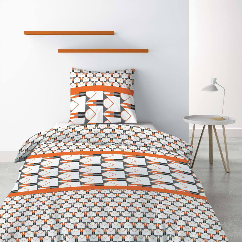Parure de lit avec housse de couette et taie d'oreiller imprimé 140 x Parure de lit avec housse de couette et taie d'oreiller imprimé 140 x