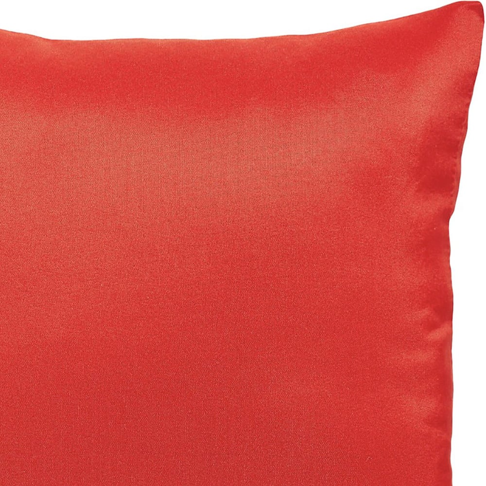 Coussin déco polyester rouge 40x40 cm - Maisons du Monde