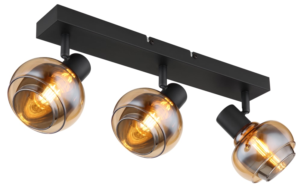 Spot métal noir mat, 13,5cm