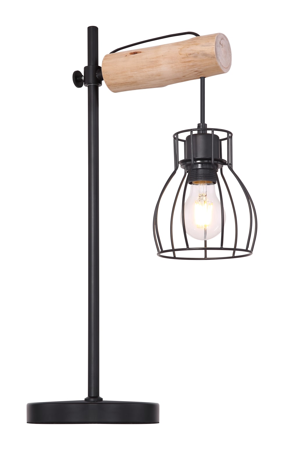 Globo Lighting Tischleuchte Metall schwarz, 1x E27 Mehrfarbig Metall
