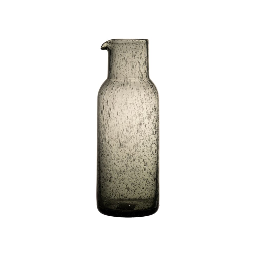 Carafe en verre gris foncé h24,5