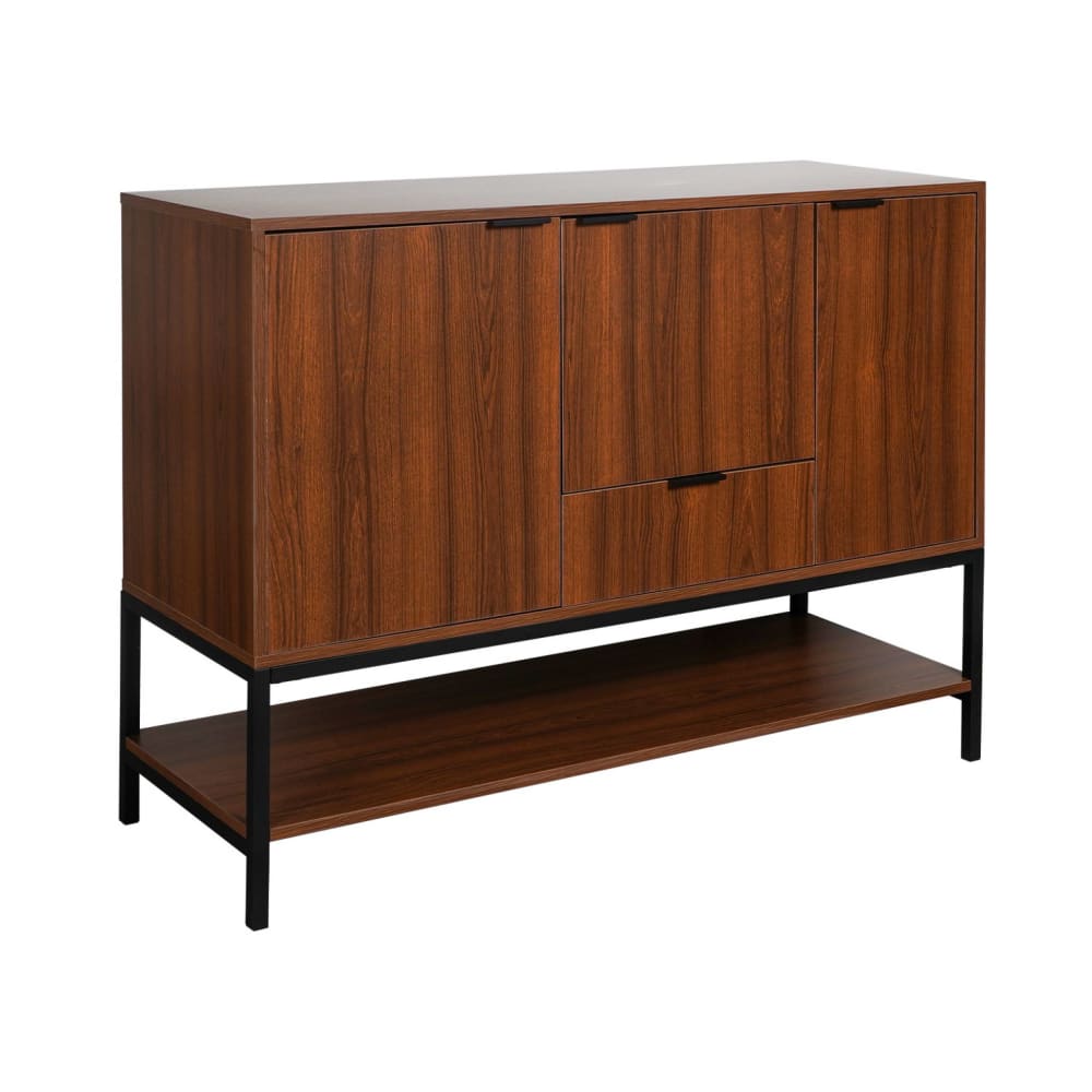 Buffet en décor noyer 3 portes et 1 tiroir - Maisons du Monde