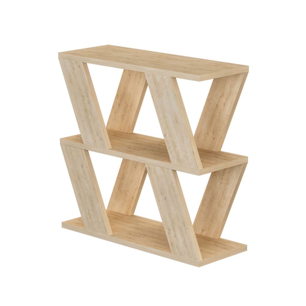 Bout de canapé 3 tablettes - L60 cm - Effet Chêne