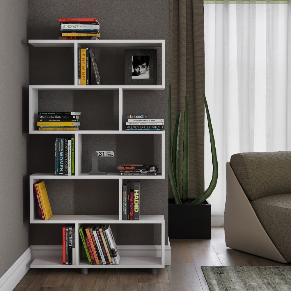 Regal mit 11 Fächern L90 cm - Weiß - Maisons Du Monde