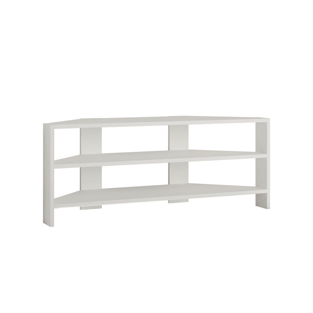 Meuble TV en bois blanc - 110