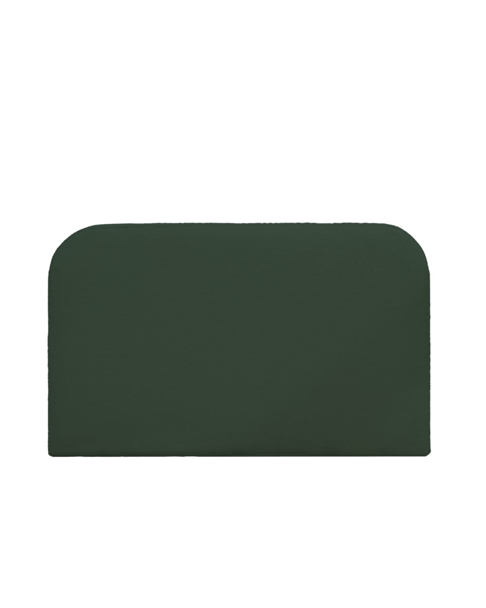 Tête de lit déhoussable en bouclé vert 160x110cm