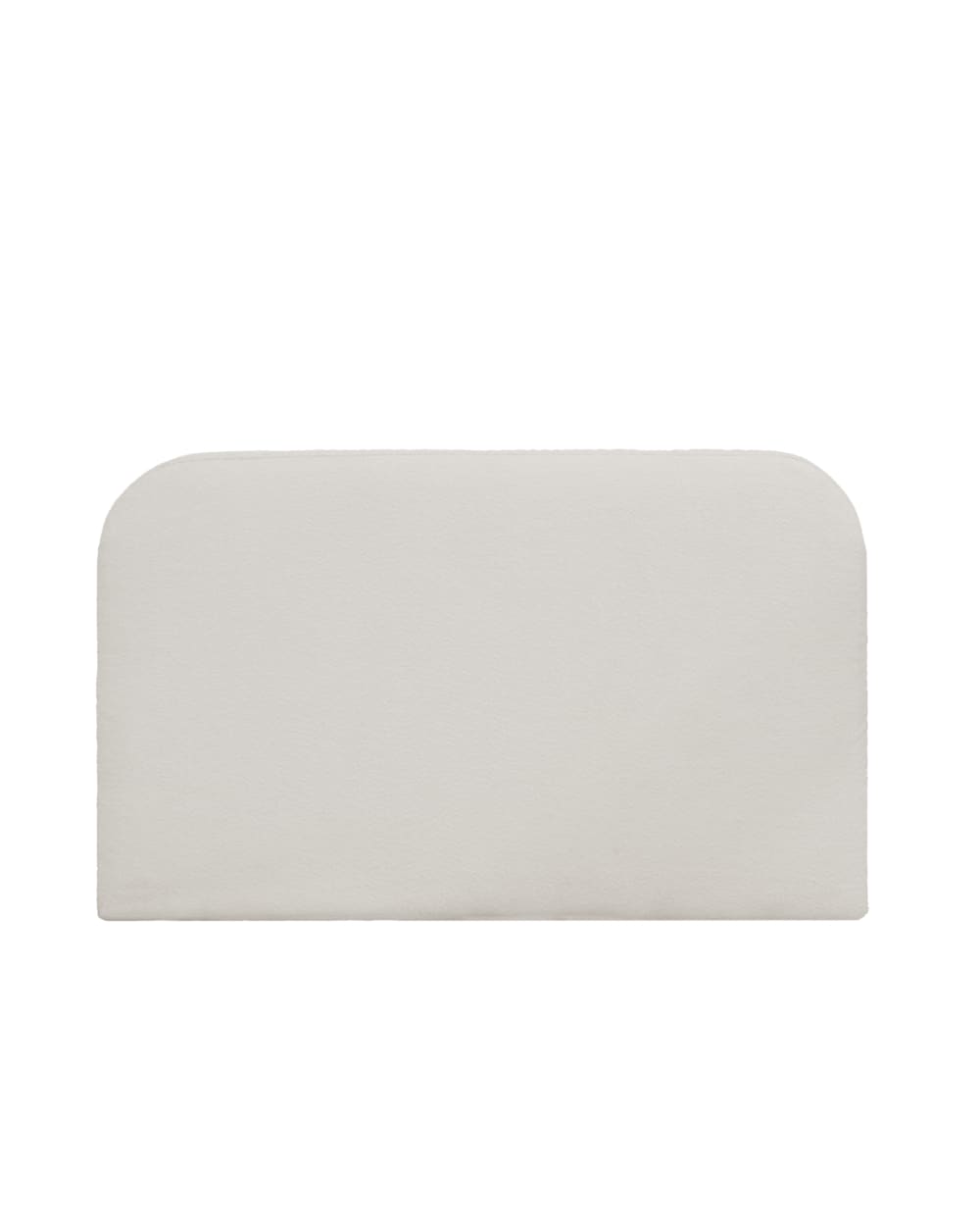 Tête de lit déhoussable en bouclé gris clair 180x110cm