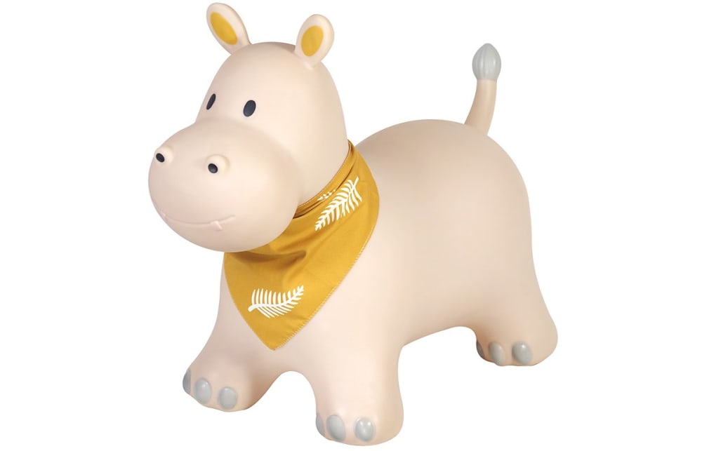Animal sauteur gonflable, hippo