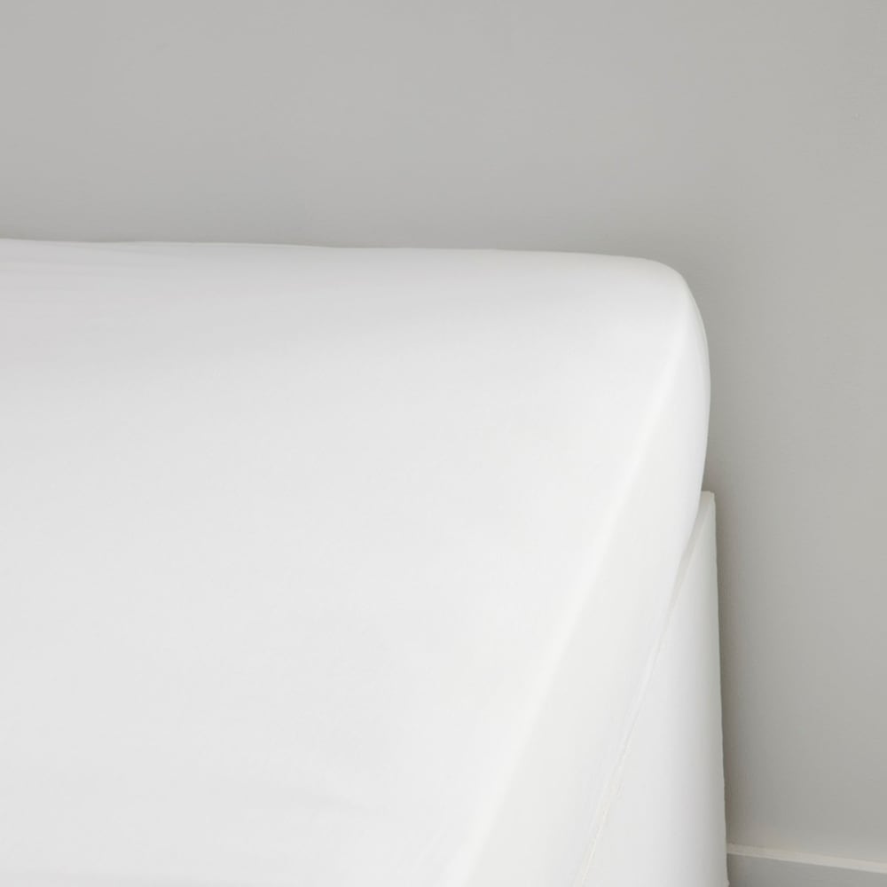 Drap housse grand bonnet pour lit  180x200 cm Blanc