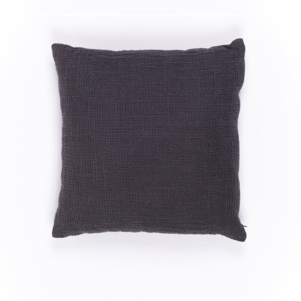Coussin 40x40 cm gris anthracite — vue 3