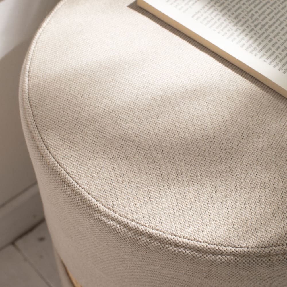Tabouret cannage  tu beige