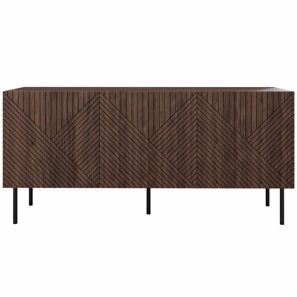 Buffet bas contemporain 150 cm bois