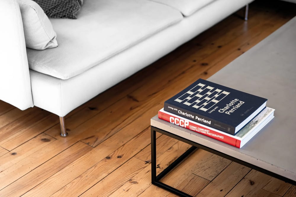 Table basse design industriel en béton gris et acier noir - 130 x70cm - Maisons du Monde