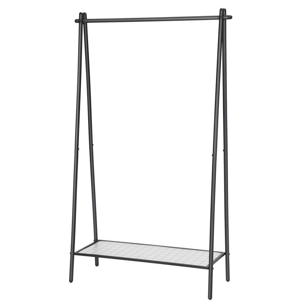 Portant à vêtements ouvert en acier 92.5 x 33.5 x 153 cm noir Portant à vêtements ouvert en acier 92.5 x 33.5 x 153 cm noir