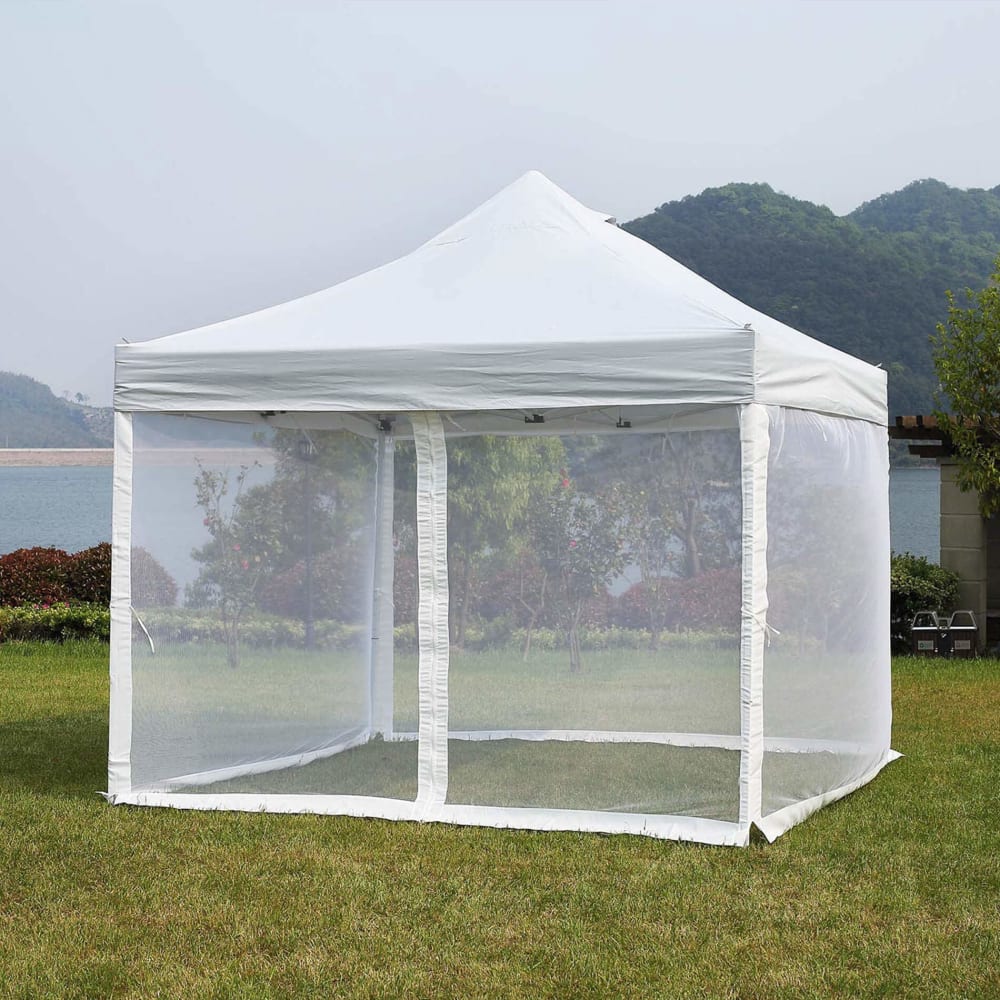 Moustiquaire blanche en polyester pour gazebo 3x3 - Maisons du Monde