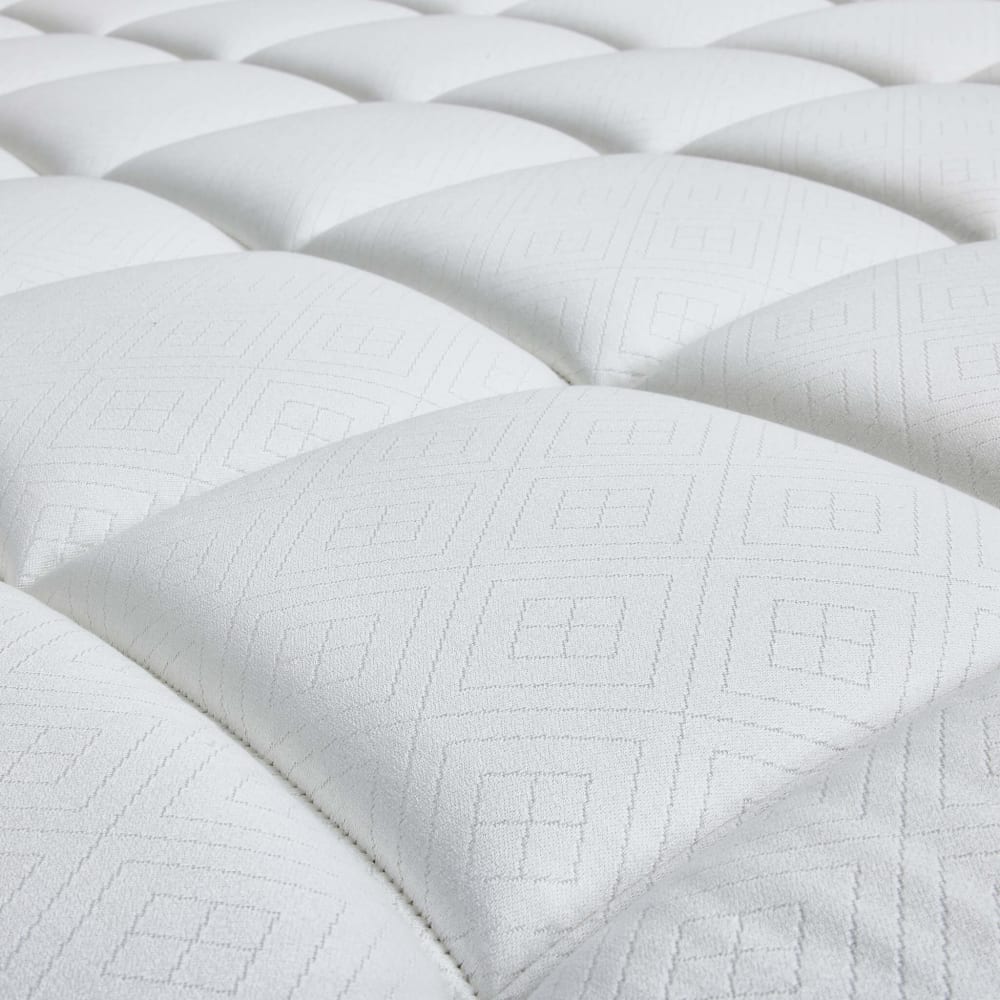 Matelas capitonné ressorts ensachés, cachemire et soie 120x190 - Maisons du Monde