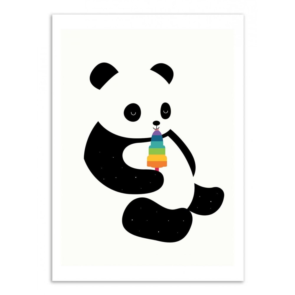 Affiche 30x40 cm - Panda dream - Andy Westface — Beyit