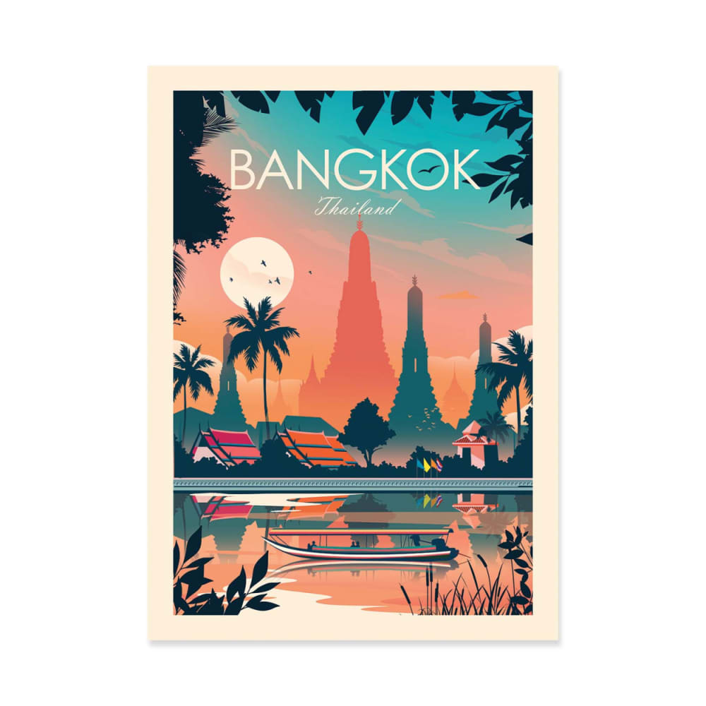BANGKOK - STUDIO INCEPTION - Affiche d'art 50 x 70 cm — Beyit