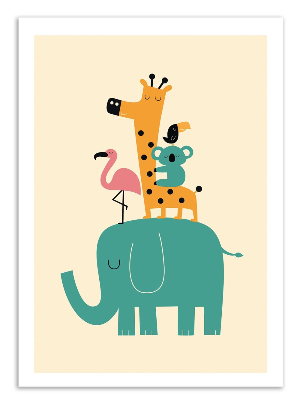 Affiche 30x40 cm - Moving on - Andy Westface — Beyit