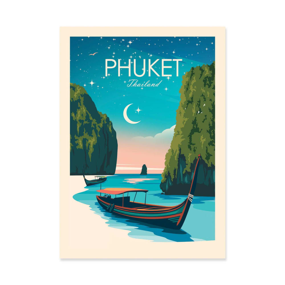 Affiche 30x40 cm - Phuket Thailand - Studio Inception — Beyit