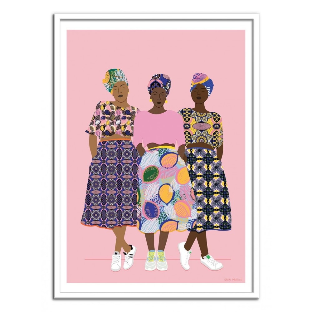 Affiche 30x40 cm - GRLZ BAND - Céleste Wallaert — Beyit