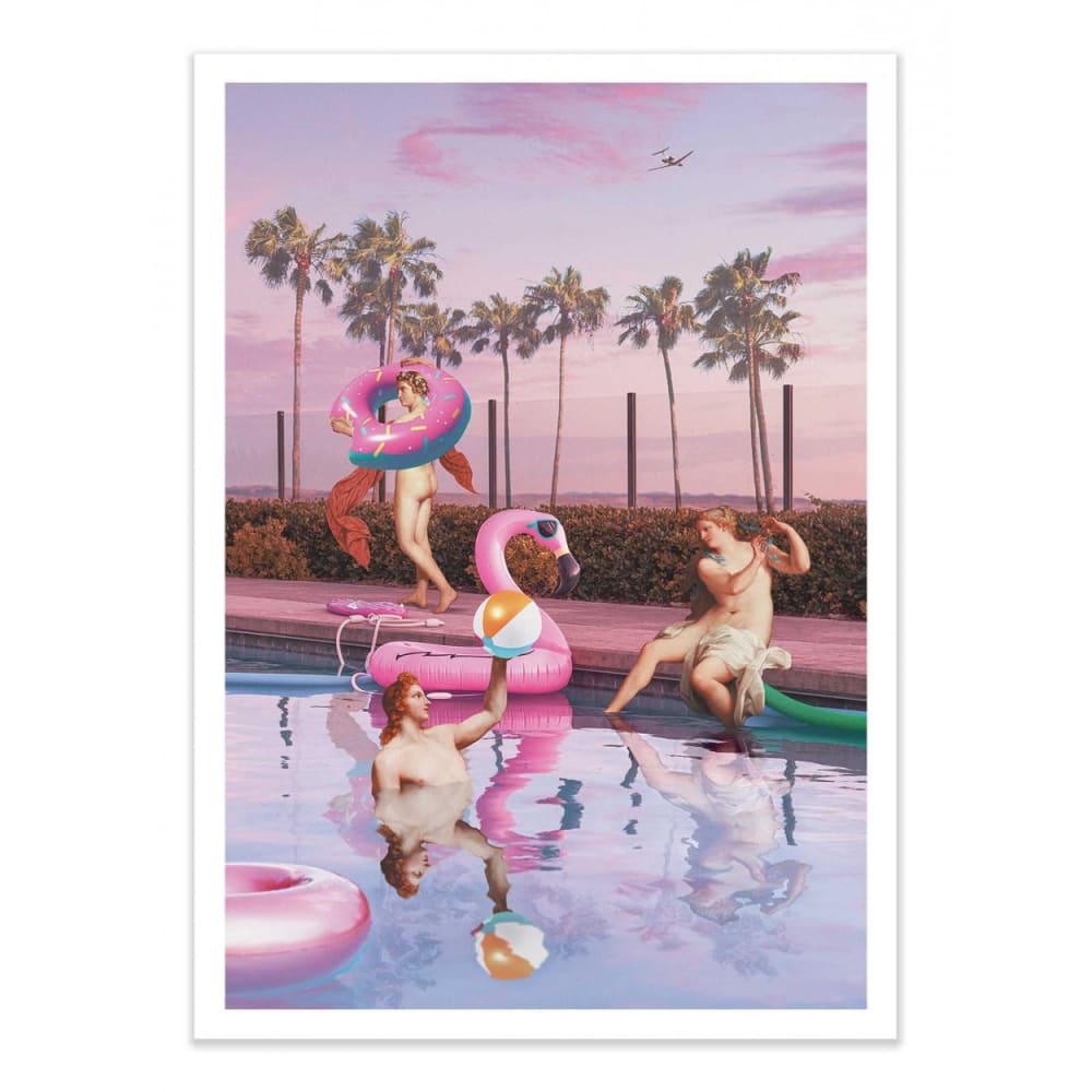Affiche 30x40 cm - Pool party - Jonas Loose — Beyit