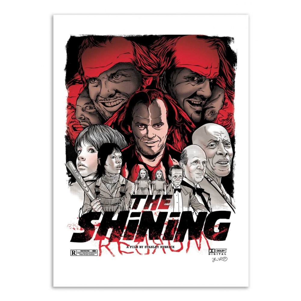 Affiche 30x40 cm - The Shining - Joshua Budich — Beyit