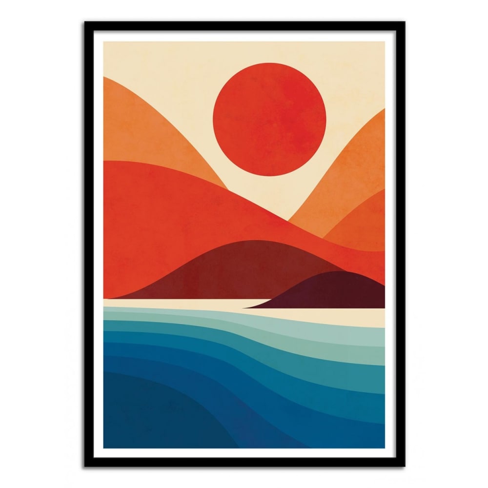 Affiche 50x70 cm - Seaside - Jay Fleck - Maisons du Monde