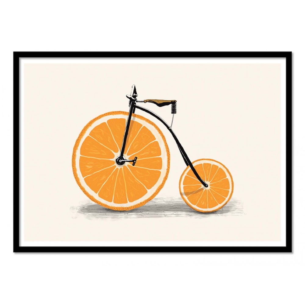 Affiche 30x40 cm et cadre noir - Vitamin - Florent Bodart