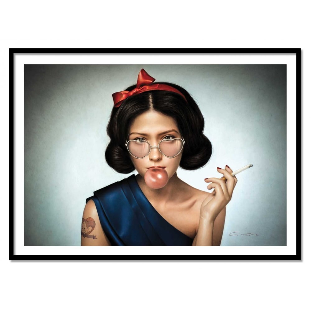 Affiche 30x40 cm et cadre noir - After work - Alexandre Granger