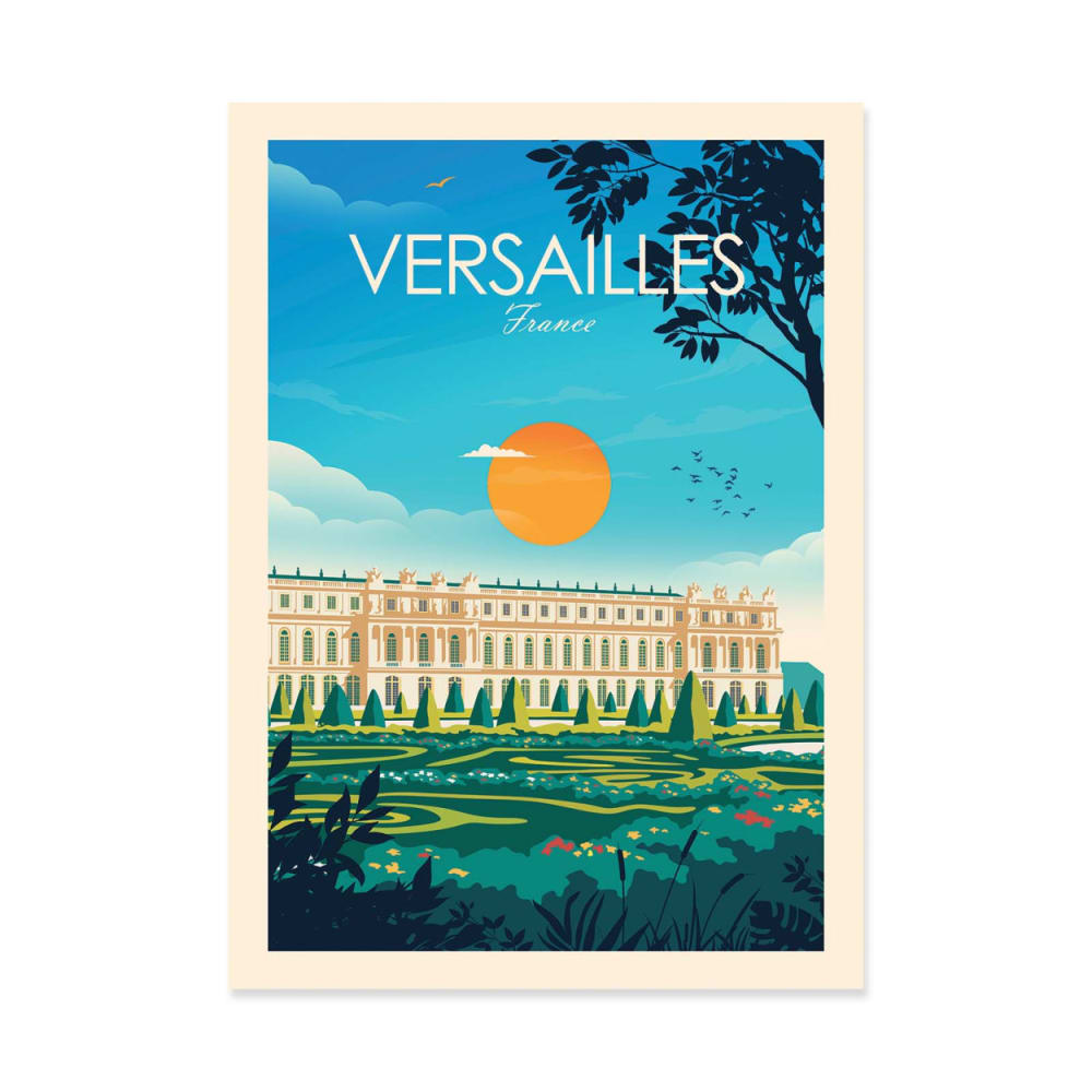 Affiche 30x40 cm - Versailles France - Studio Inception