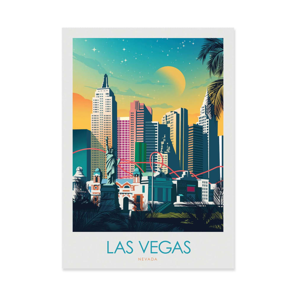 Affiche 30x40 cm - Las Vegas - Studio Inception