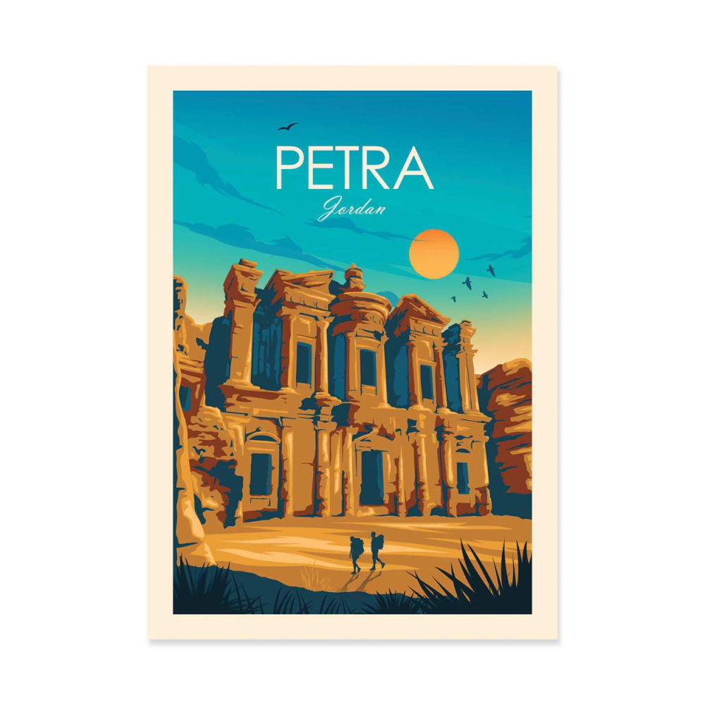 Affiche 30x40 cm - Petra Jordan - Studio Inception