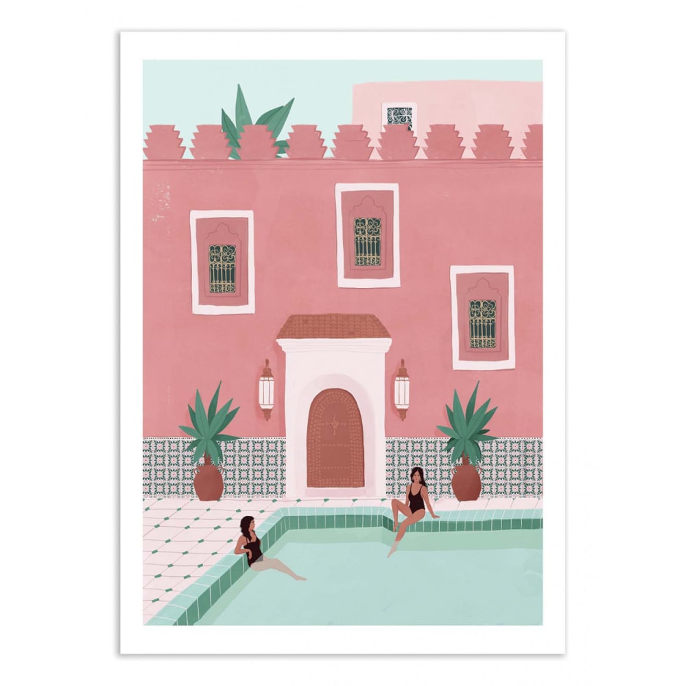 Affiche 30x40 cm - Marrakech - Maja Tomljanic