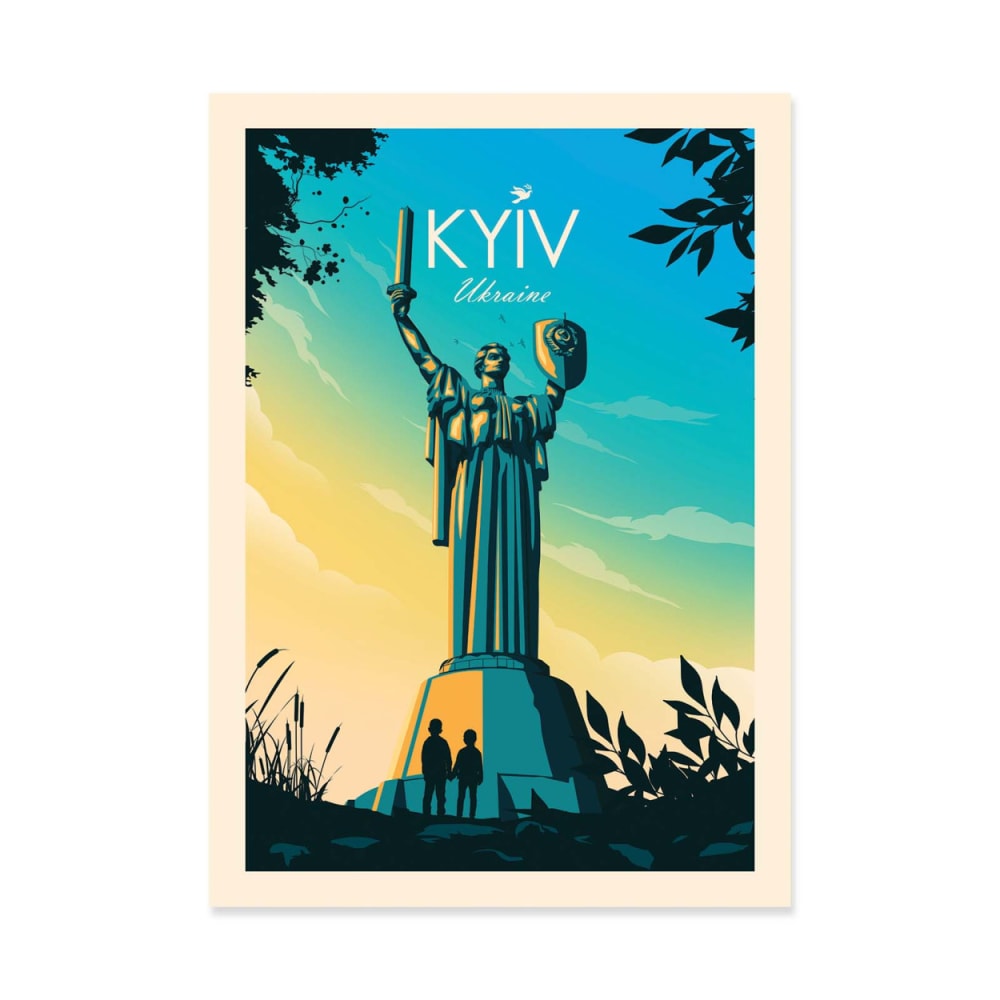Affiche 30x40 cm - Kyiv Ukraine - Studio Inception