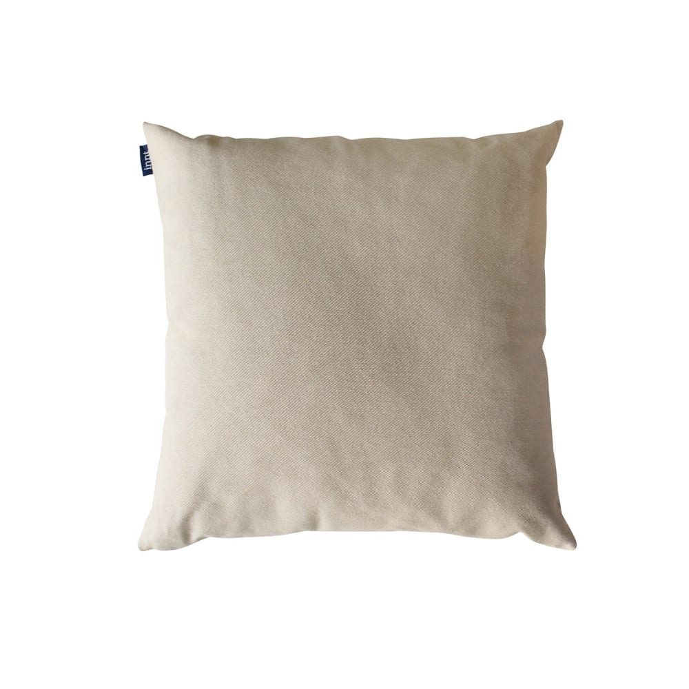 Box & beyond Kissen aus recycelter Baumwolle in Elfenbein, 50 x 50 cm style modern Beige Baumwolle