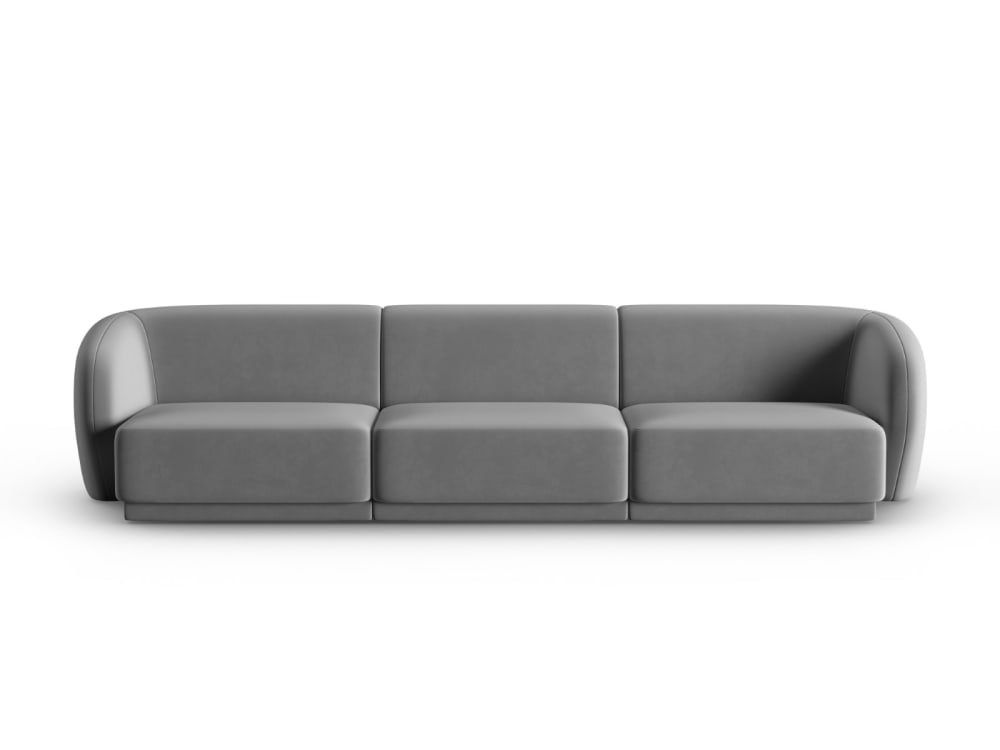 Canapé modulable 3 places - gris