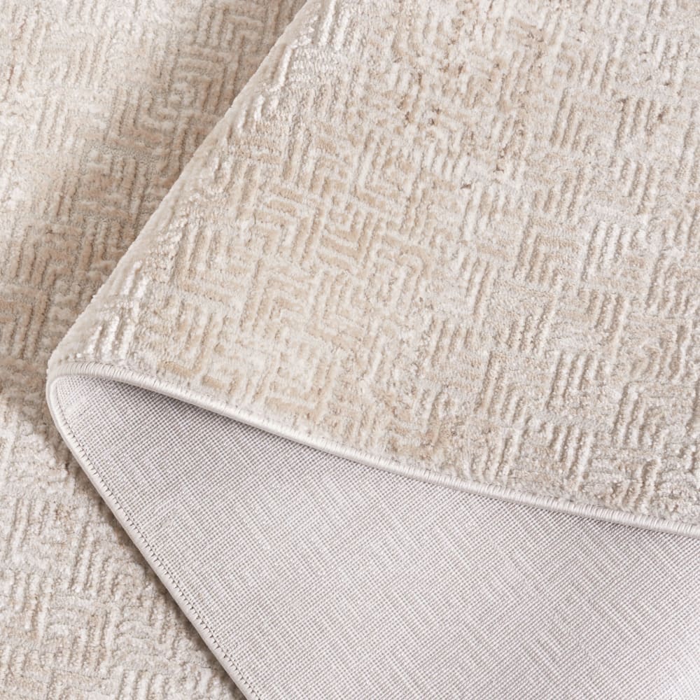 Tapis de transition en polypropylène taupe/beige, 160 x 229 cm — vue 4