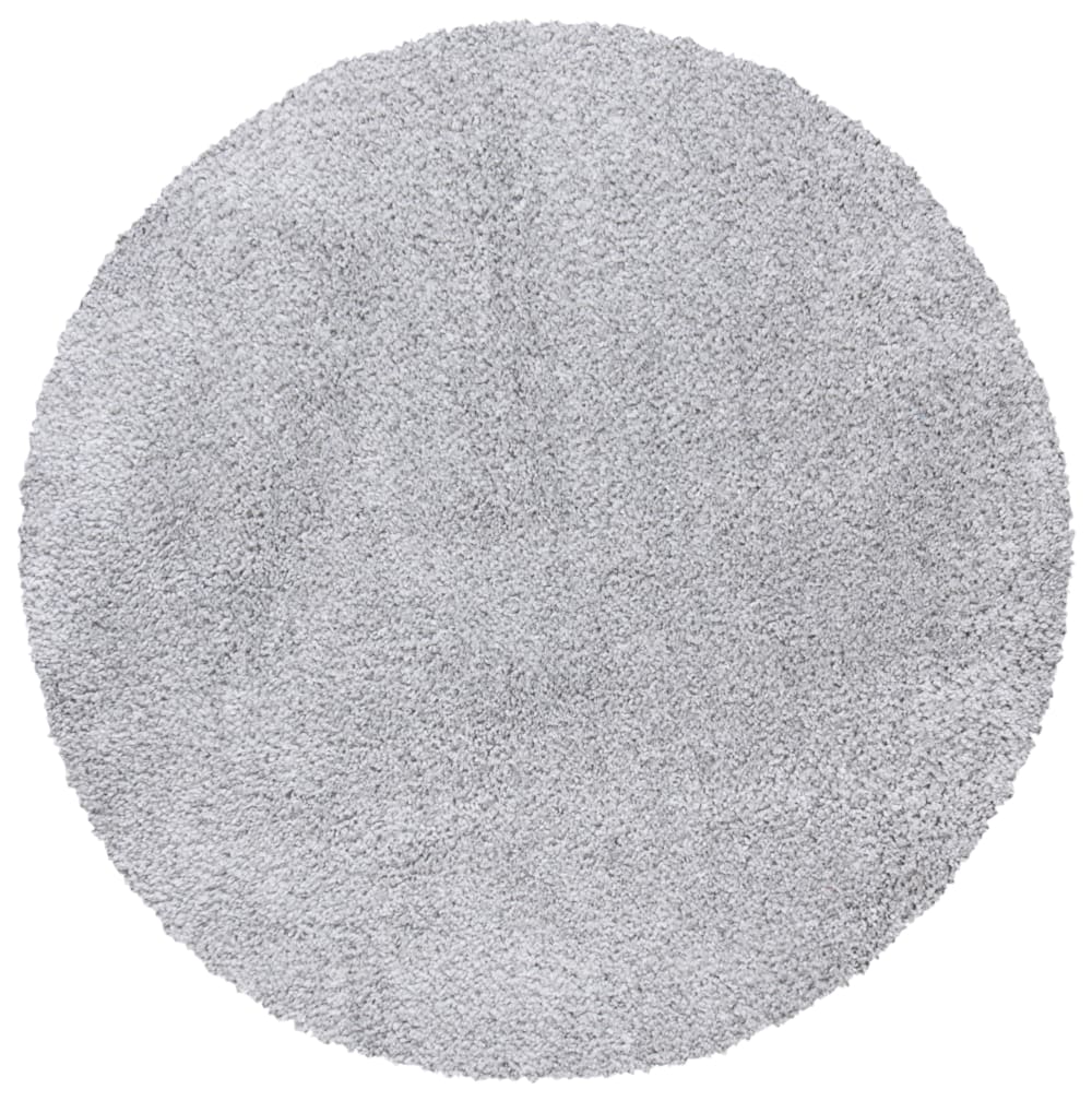 Tapis en polypropylène argent, 122 cm