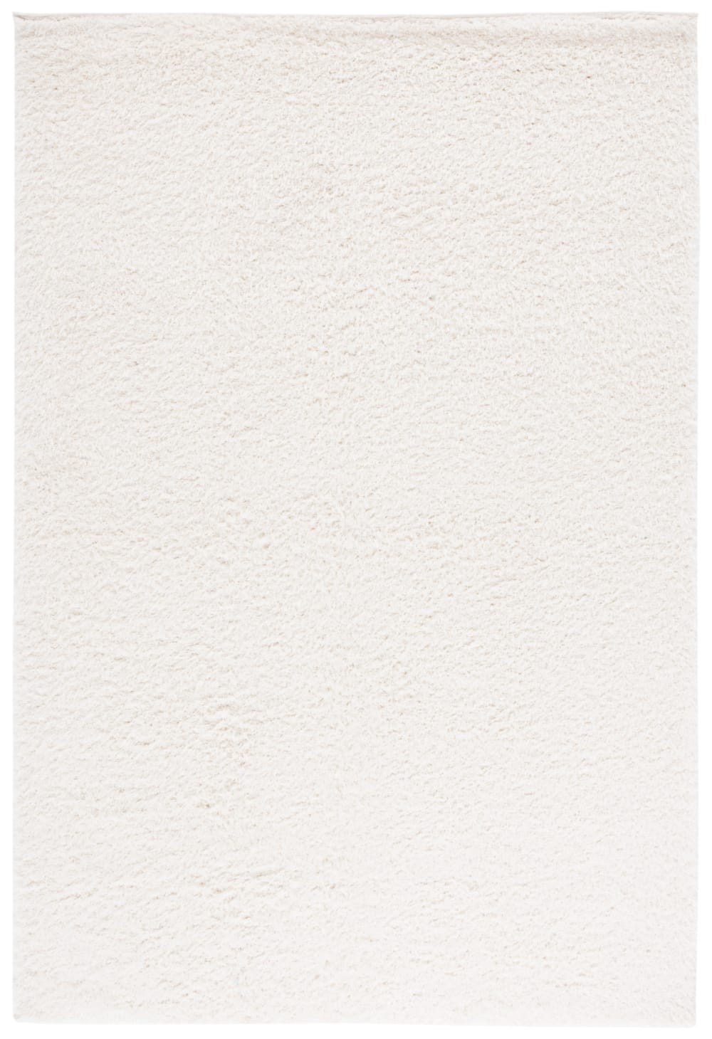 Tapis en polyester blanc, 122 x 183 cm