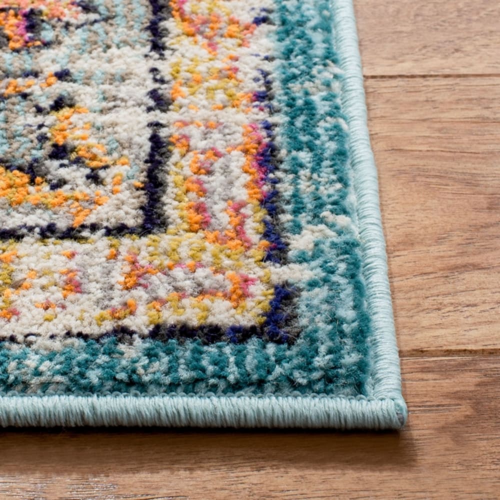 Tapis de transition en polypropylène gris/bleu, 183 x 274 cm — vue 4