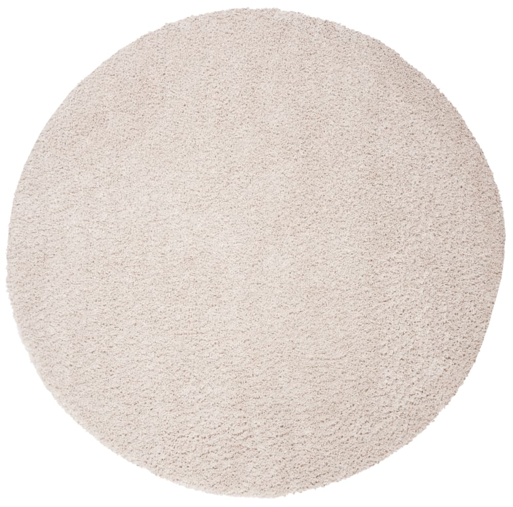 Tapis en polypropylène beige, 122 cm