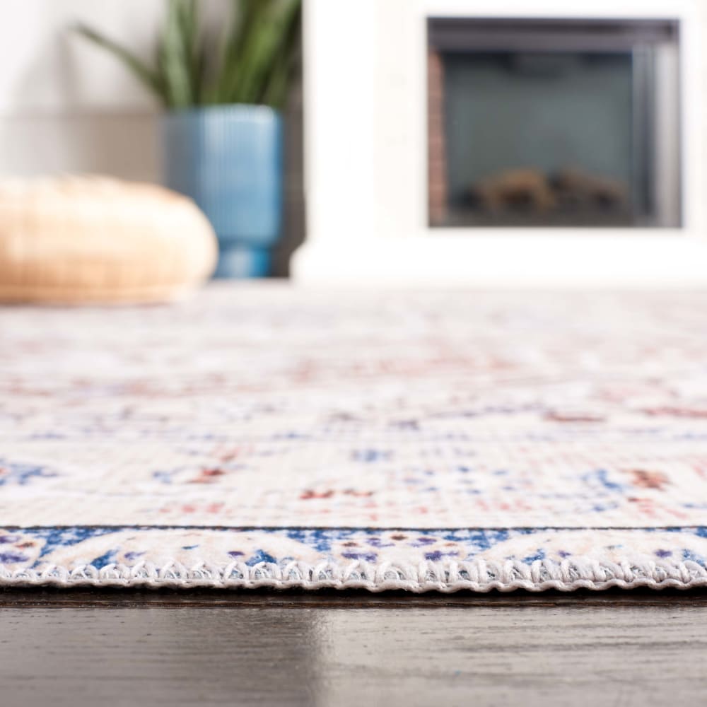 Tapis traditionnel en polyester taupe/beige, 244 x 305 cm — vue 3