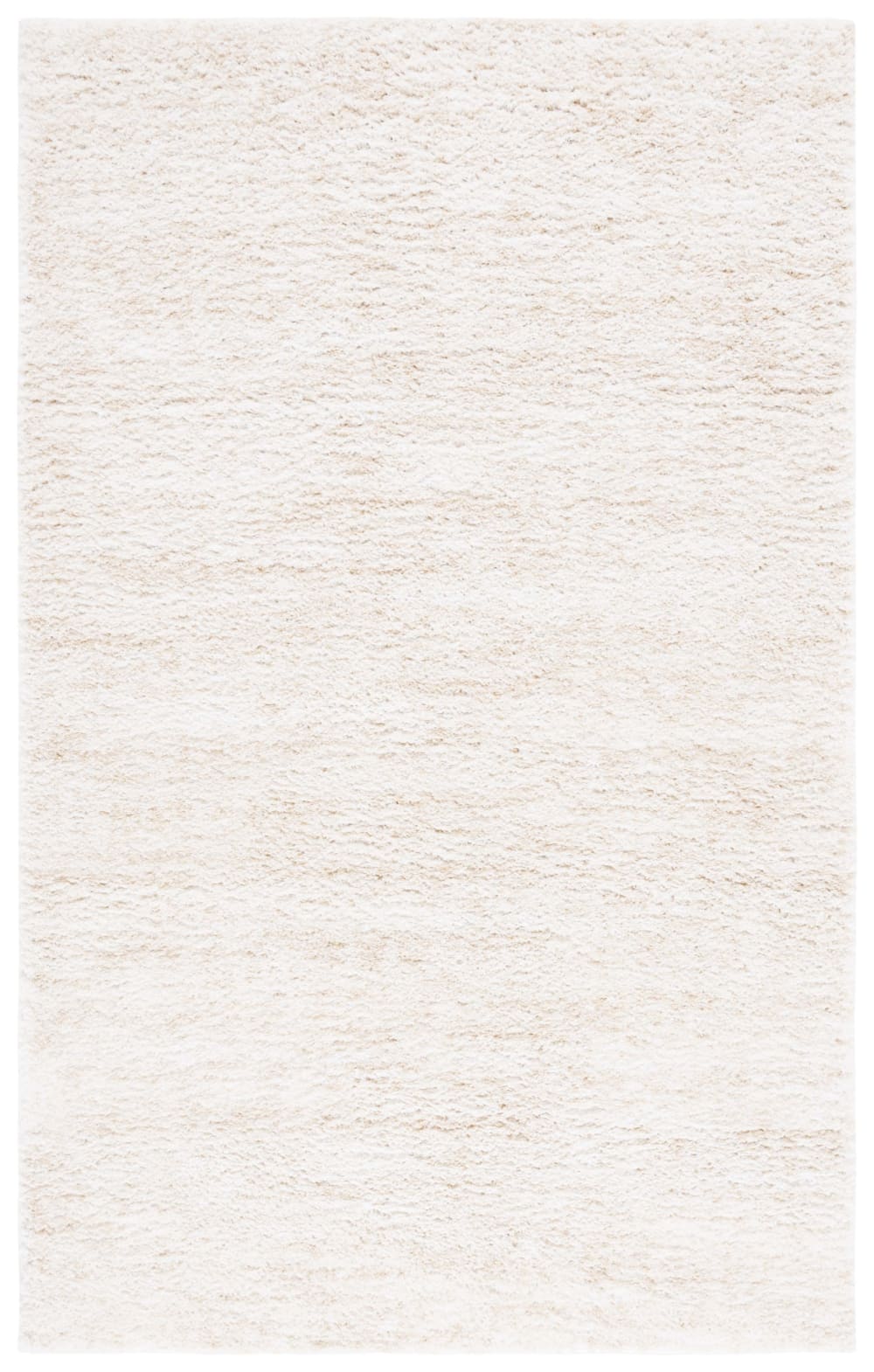 Tapis en polyester blanc/beige, 165 x 231 cm
