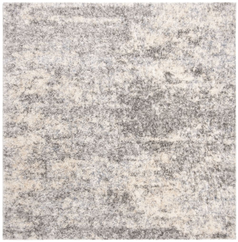 Safavieh Tapis en polypropylène gris/bleu, 99 x 99 cm style classique chic - Pp - Polypropylène